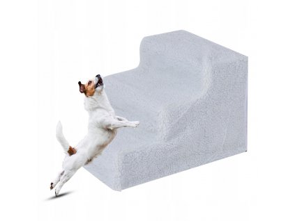 Schody pre PSA - Schodisko Schodiskové schody Dog Cat 45 cm Šedá platforma_0