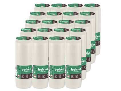 Kahance, sviečky na hroby - Náplne do hrobových sviečok Bolsius 6dni 20ks