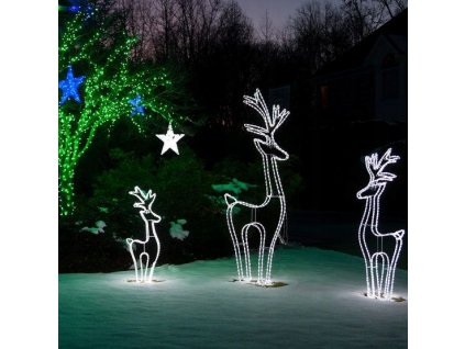 Vonkajšie vianočné osvetlenie - Renifer LED! Reindhesives! - Big_0