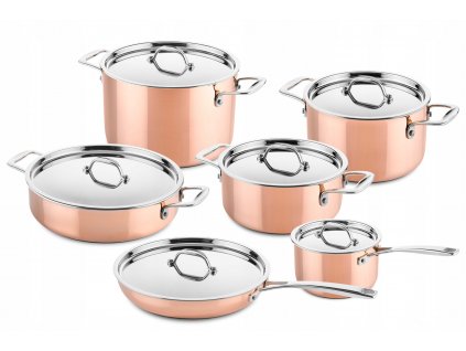 Sada hrncov - DUCQ sada hrncov 6 medené prvky_0