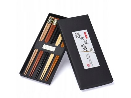 Ázijska kuchyňa - Elegantné paličky pre Sushi 5 párov_0
