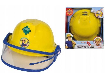 Požiarnik Sam  - Simba helma s mikrofónom a ľahkým hasičom Sam 3+_0