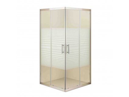 Sprchový kút - ~ Sprchový kút 80x80 PÁSKY Bez sprchovej vaničky !!!_0