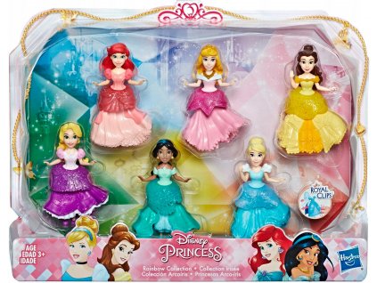 Disney Princezná Set 6 Mini Princezná bábiky_0