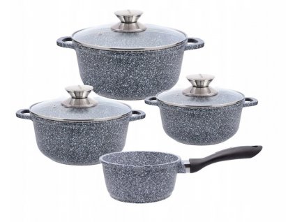 Hrniec - Sada 4 mramorových hrncov Edel HOFF EH-7703_0