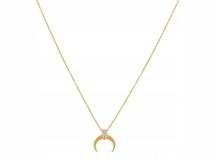 Zlatý prívesok ROH s cyrkoniami 585_0