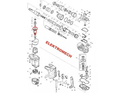 ORIGINÁL MAKITA ROTORA KLADIVO HR 4002_0