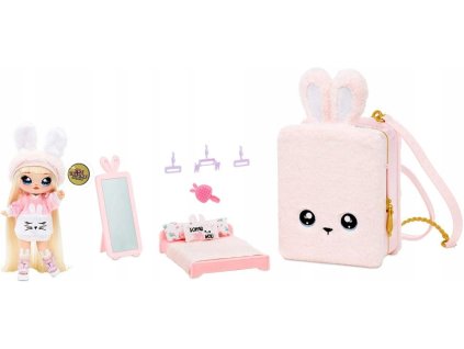 Batoh NANANA SURPRISE 3v1 LALKA ružový_0