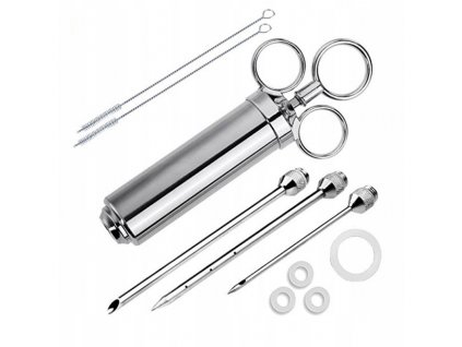 Injekčná striekačka na mäso 60 ml + 3 ihly_0