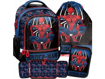 Školská taška, batoh - Spiderman School Backpack for Boyfriend Set 3 El_0