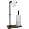 Stojan Čierny podkrovný držiak na toaletný papier_0