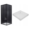 MEXEN RIO SPRCHOVÁ KABÍNA ČIERNA 70x70 + ZÁSOBNÍK_0