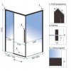 Sprchovací kút Rea Solar Black 90x120 cm_3