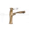 Kuchynský faucet Retro, staré zlato, výsuv_8