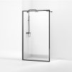 Sprchová zástena WALK IN 70x195 cm / 8 mm, ČIERNA_1