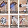 LED sprchový panel sprchová vodopádová hydromasáž_5