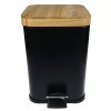 KOŠ NA ODPAD + SADA KEFIEK Z WC, ČIERNA MAT1_4