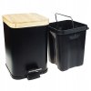 KOŠ NA ODPAD + SADA KEFIEK Z WC, ČIERNA MAT1_5