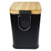 KOŠ NA ODPAD + SADA KEFIEK Z WC, ČIERNA MAT1_7
