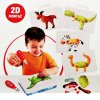 Vzdelávacia súprava pre deti ZOO 3D mozaika 124 ks VYPR