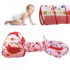 Tunelový stan Nicekids 3 v 1/stan s tunelom a bazénom VYPR