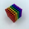 Magnetické guličky NEOCUBE 216 ks 5 mm farebné