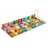 Vzdelávacie drevené puzzle MONTESSORI 5 v 1 VYPR