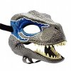 3D maska Jurský svet Dinosaurus MODRÁ maska VYPR