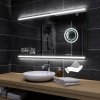 Nástenné osvetlené LED zrkadlo do kúpeľne DENVER 150x70 cm NEUTRÁLNE VYPR