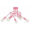 Lampa/stropný luster pre deti 5xE27 PINK