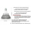 Osvetlenie pre rastliny GROW LED žiarovka 100 W E27
