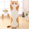 Maskot vankúš mačka/Dlhé mačiatko 50 cm PLYŠOVÝ XL VYPR