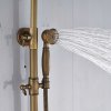 Sprchový set s dažďovou a ručnou sprchou RETRO MOSADZ VYPR