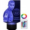 Nočná lampa 3D LED PSG Kylian Mbappe