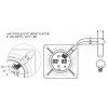 Kúpeľňový ventilátor CATA E-100 GTH BLACK