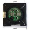Kúpeľňový ventilátor CATA E-100 GTH BLACK