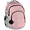 Školská taška - batoh Paso PANDA Pink VIACFAREBNÁ