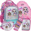 Školská taška - batoh LOL Surprise Paso 4 v 1  VIACFAREBNÁ