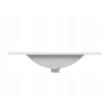 Umywalka ceramiczna CFP 80D 80 cm Material wykonania Ceramika