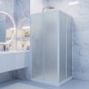 kabina prysznicowa kwadratowa 90x70 biala PLEKSA Marka Red Shark