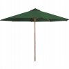 Luksusowy parasol ogrodowy zielony 3 m Fieldmann F