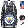 DUZY PLECAK USB WODOODPORNY MANCHESTER CITY WZORY Marka inna