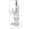 Splachovacie tlačidlo Inter-Sano ventil 1 1/4'' pre nádržku WC