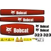 Sada nálepiek na minirýpadlo BOBCAT 323 laminované