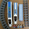 KLOCKI POCIAG PASAZERSKI PENDOLINO SWIATLA LED 474 EAN GTIN 6970148505054