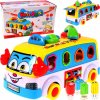 EDUKACYJNY INTERAKTYWNY AUTOBUS SORTER KLOCKI JEZDZI MUZYKA SWIETA PREZENT EAN GTIN 5907508461928