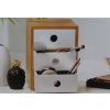 MINI BAMBOO ZÁSUVKY SKRINE MALÝ ORGANIZÁTOR_4