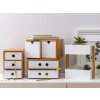MINI BAMBOO ZÁSUVKY SKRINE MALÝ ORGANIZÁTOR_5