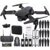 DRON E90 PRO KAMERY 4K WIFI HD ZABAWKA ZAWIS 250m