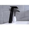 Čierny faucet do kúpeľne WODOSPAD_2